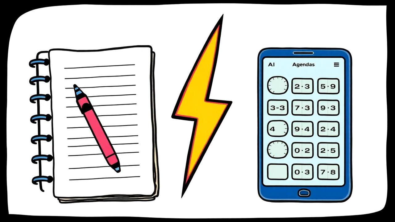 Planificateur IA vs agenda papier : que choisir vraiment en 2026 ?